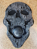 3D Black Skull Badge